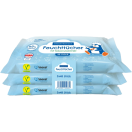 Серветки Paediprotect (Педіпротект) вологі дитячі для чутливої шкіри 3х48 шт. фото