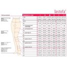 Панчохи з фіксуючою стрічкою Клас компресії-2 бежеві з відкритим носком Lastofa cotton Ccl. 2 A-G (р.IV) фото