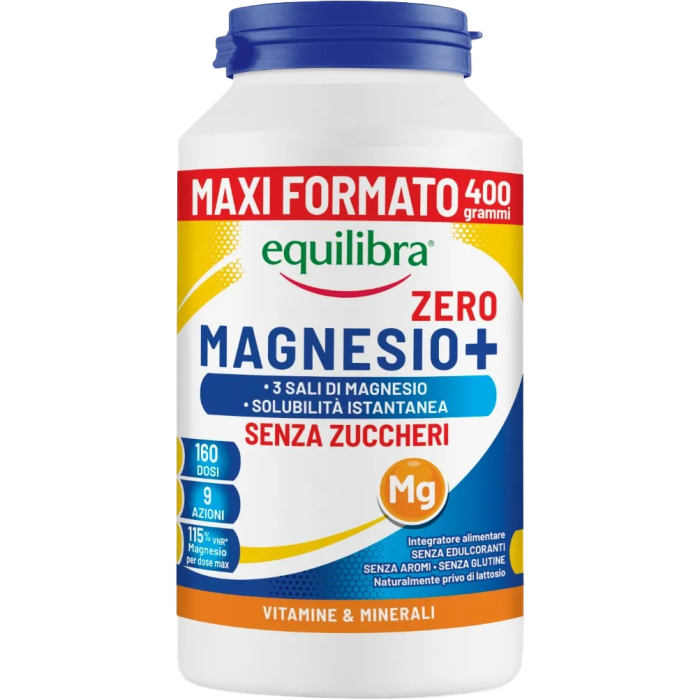 Дієтична добавка Equilibra (Еквілібра) з магнієм з 3-х органічних солей без цукру, порошок 400 г