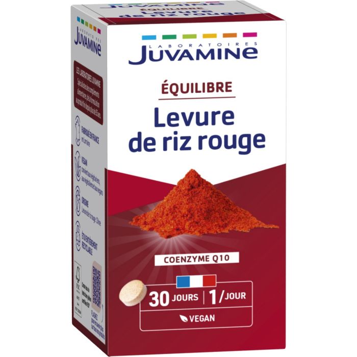 Juvamine (Жувамін) Коензим Q10 + дріжджі червоного рису Баланс таблетки №30