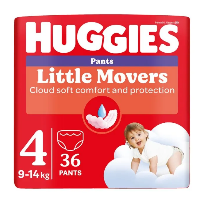 Підгузки-трусики Huggies (Хаггіс) Little Movers р.4 (9-14 кг) №36