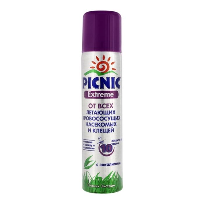 Аерозоль Picnic Extreme від усіх літаючих комах і кліщів 75 мл