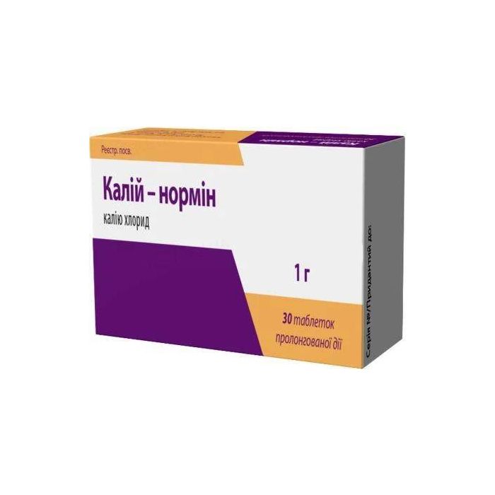 Калий-Нормин 1 г таблетки №30