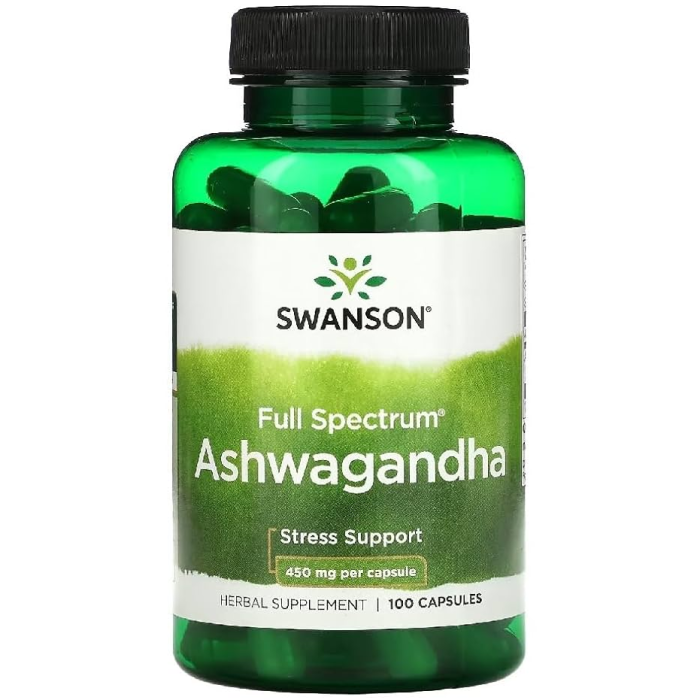 Swanson (Свенсон) Ашваганда Full Spectrum Ashwagandha 450 мг капсули №100