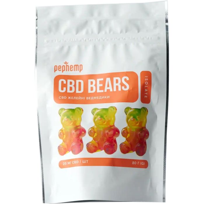 Pephemp Желейні цукерки ведмедики CBD з канабідіолом 80 г