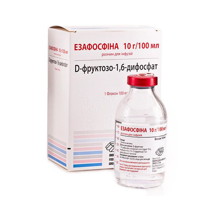 Эзафосфина р-р для инф.10г/100мл 100мл фл.№1+ система для инф.