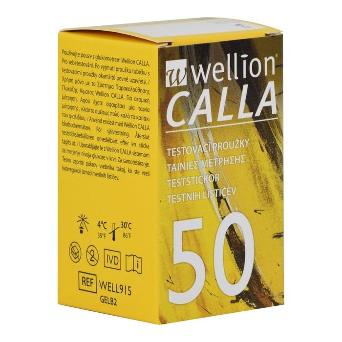 Тест-полоски Wellion Calla Light для глюкометра №50