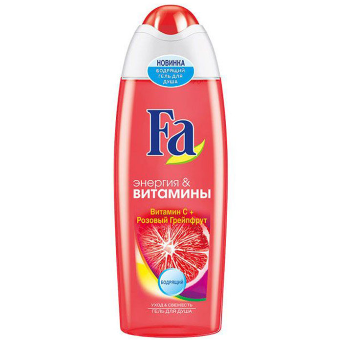 Гель для душу Fa Енергія та вітаміни Рожевий Грейпфрут 250 мл
