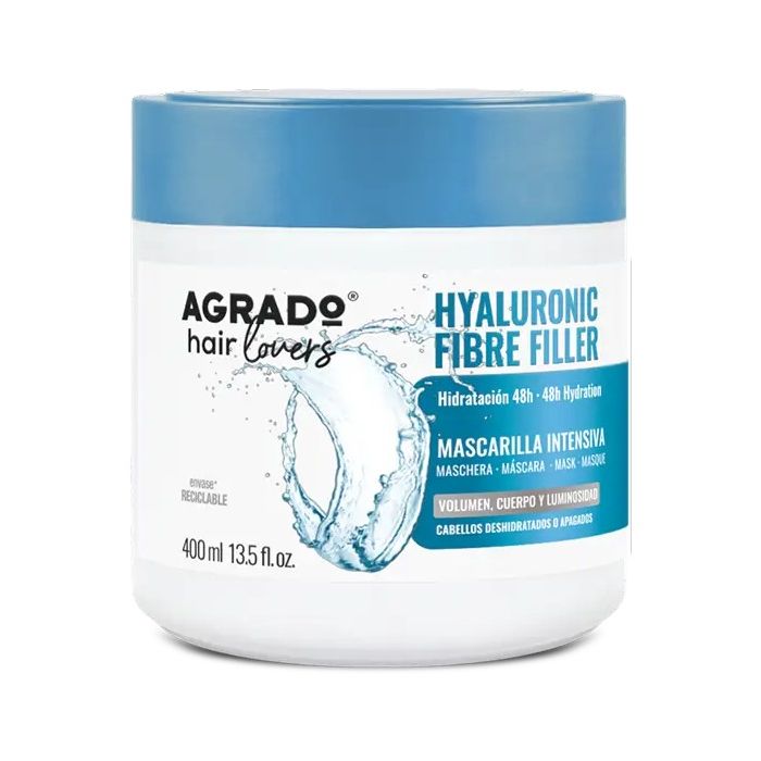 Маска-филлер Agrado (Аградо) для волос интенсивная с гиалуроновыми волокнами 400 мл