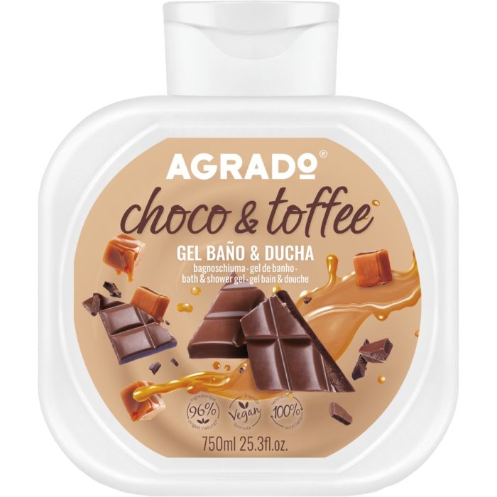 Гель Agrado (Аградо) для душу і ванни Коко Тофі 750 мл 