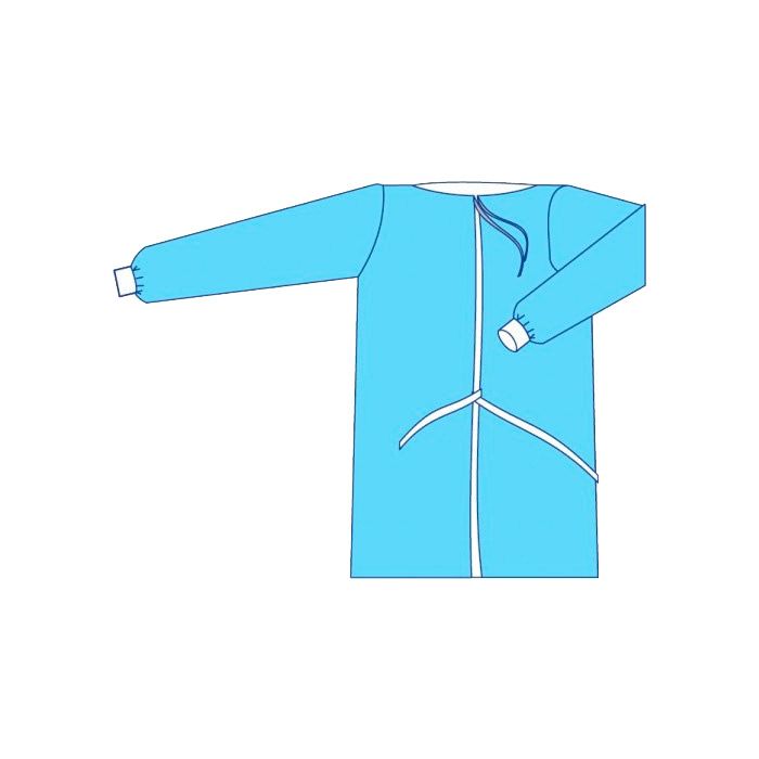 Халат хірургічний Славна стерильний на зав'язках, р. L (50-52) 90 см (1220525)