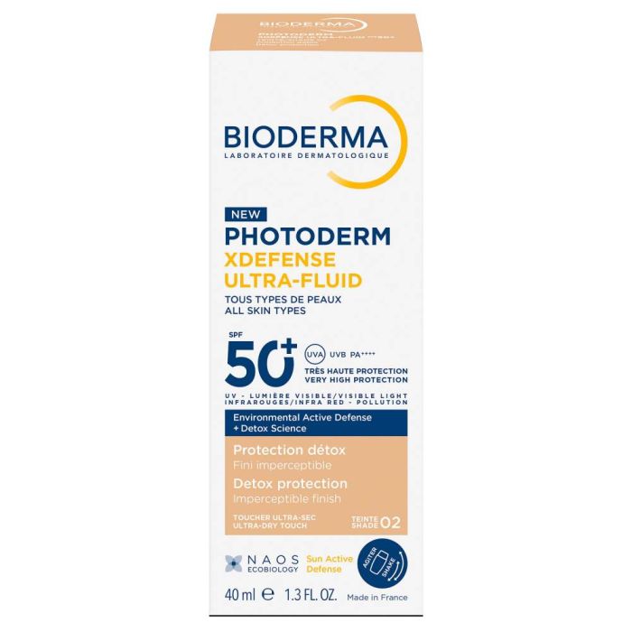 Ультрафлюїд Bioderma (Біодерма) Photoderm XDefense SPF50+ тон 02 40 мл