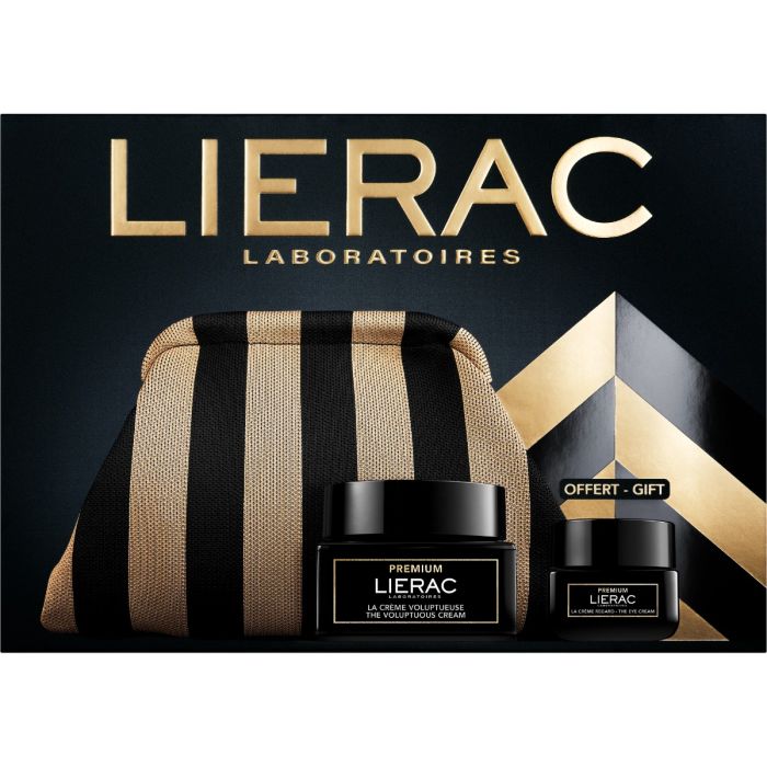 Набір Lierac (Лієрак) Premium (Крем 50 мл + Крем для контуру очей 20 мл + косметичка)