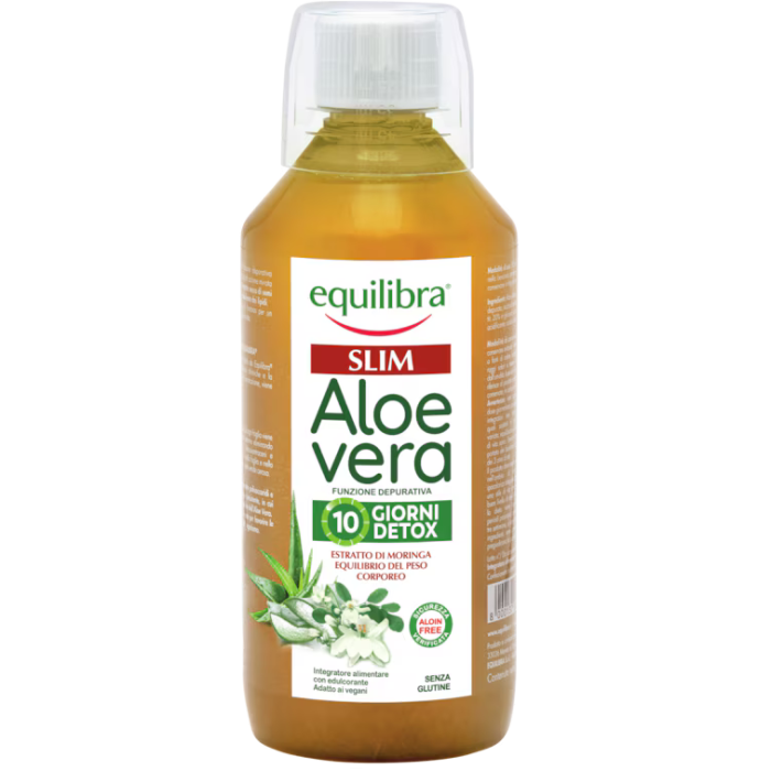 Дієтична добавка Equilibra (Еквілібра) для підтримки ваги з алое вера, екстрактом моринги, 500 мл