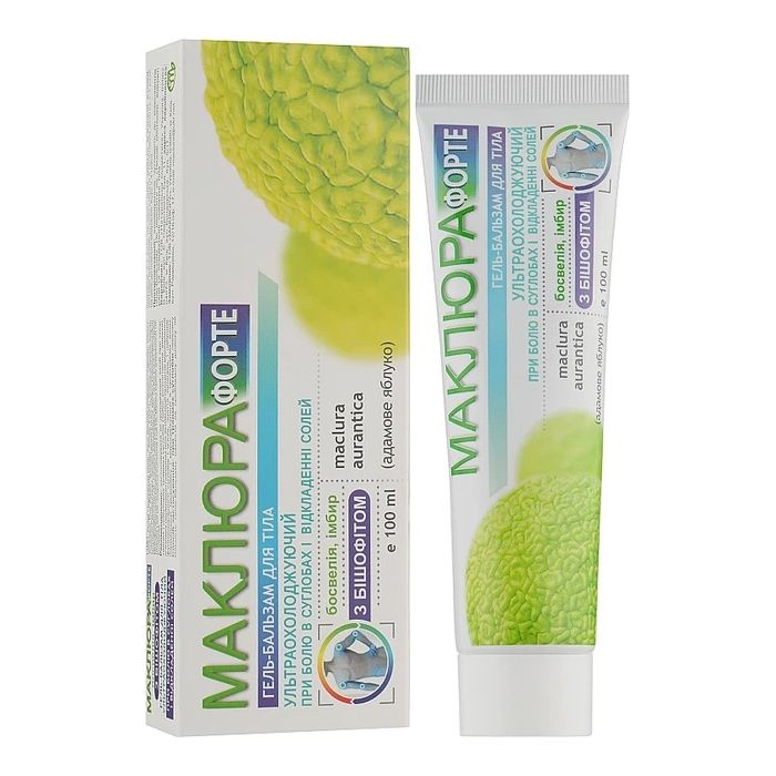 Маклюра Форте з босвелією та бішофітом гель-бальзам для тіла, 100 мл