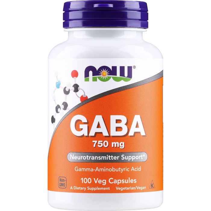 Now (Нау) Foods GABA 750 мг капсули №100