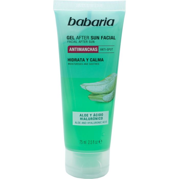 Гель Babaria (Бабария) для лица после загара успокаивающий с алоэ вера 75 мл