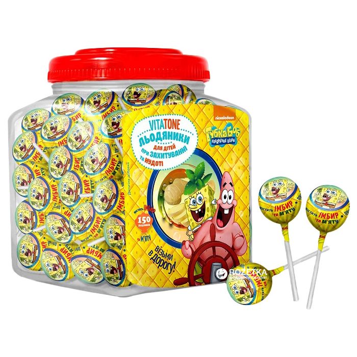 Витатон от укачивания и тошноты по 8 г леденцы №150