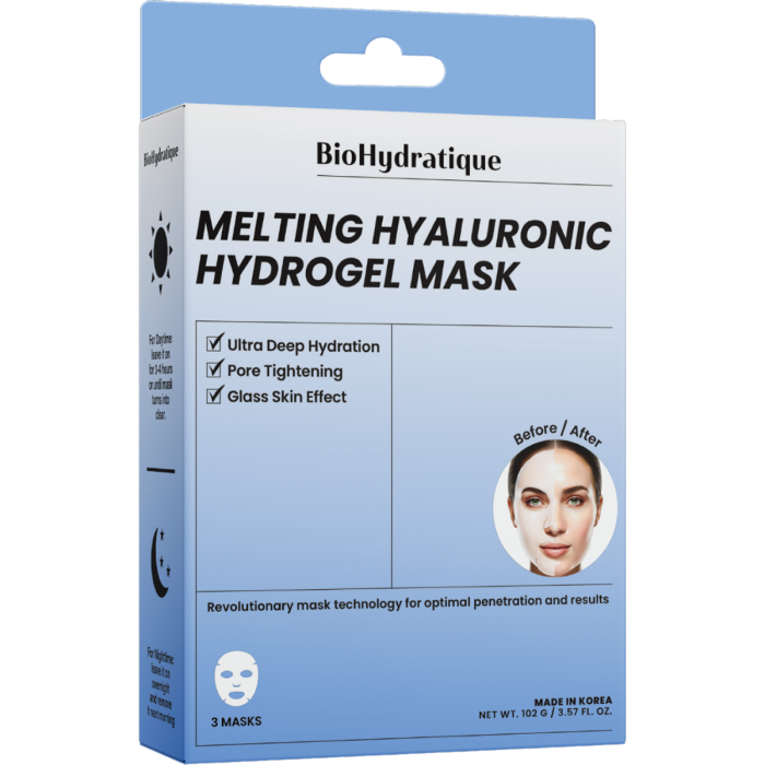Набор Bio Hydratique (Био Гидратик) гидрогелевых масок для лица с гиалуроновой кислотой №3