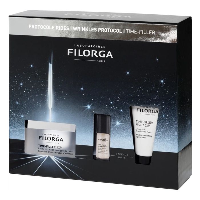 Набір Filorga (Філорга) Time-Filler 5ХР (Крем 50 мл+сироватка 5 мл+Крем нічний 14 мл)