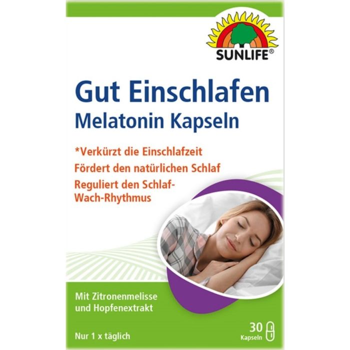 Вітаміни Sunlife Melatonin капсули №30