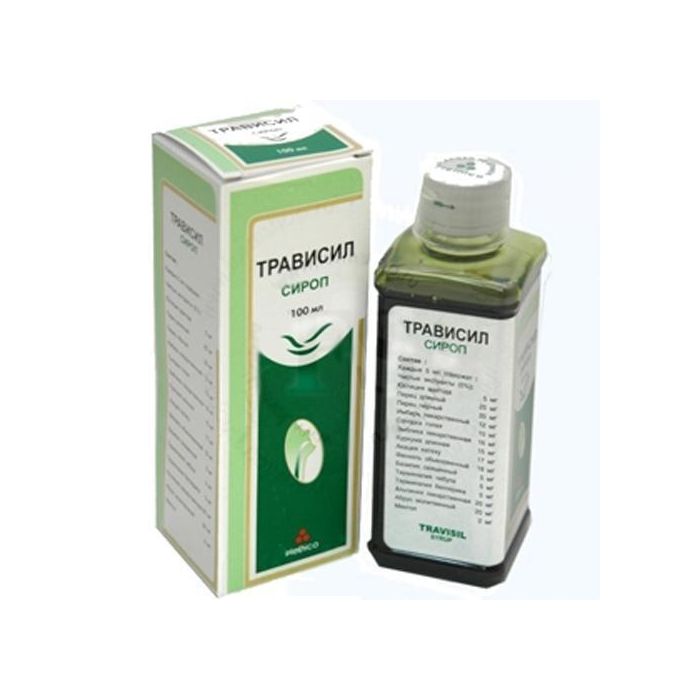 Трависил травяной сироп от кашля 100 мл