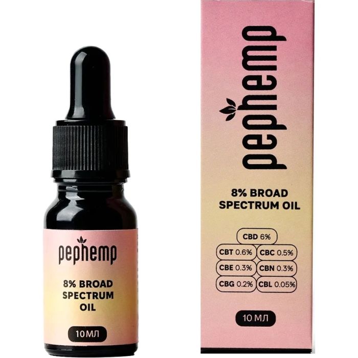 Pephemp Олія 8% СBD  Broad Spectrum 10 мл