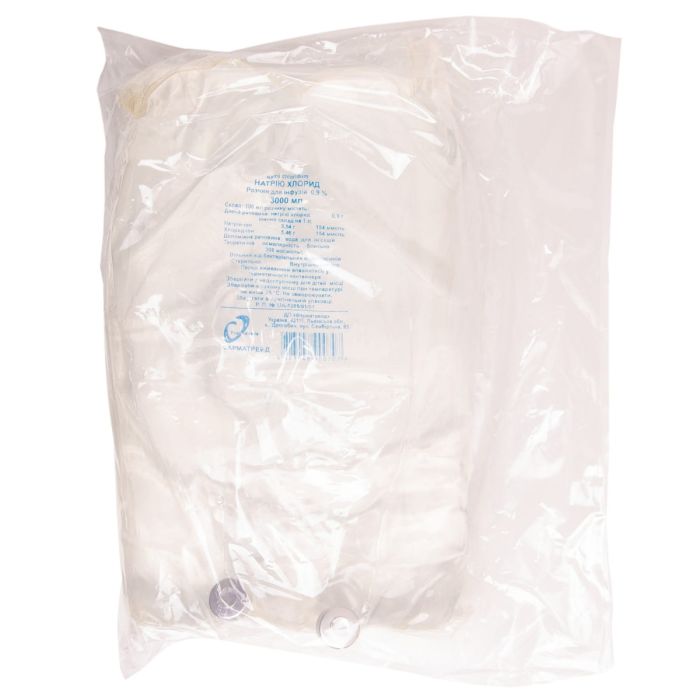 Натрия хлорид 0,9% раствор 3000 мл  