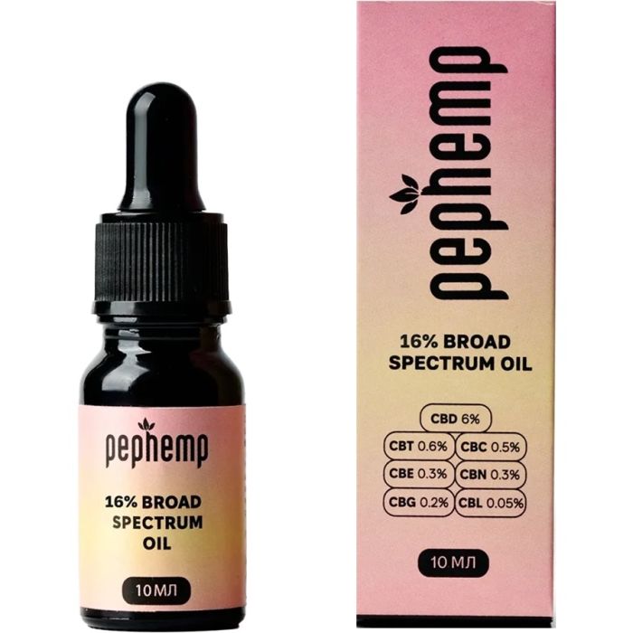 Pephemp Олія 16% СBD  Broad Spectrum 10 мл