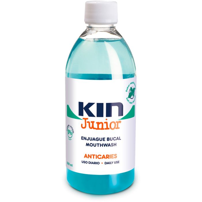 Ополіскувач Kin (Кін) Fluor Junior для ротової порожнини дитячий (6-12 років) м'ята 250 мл