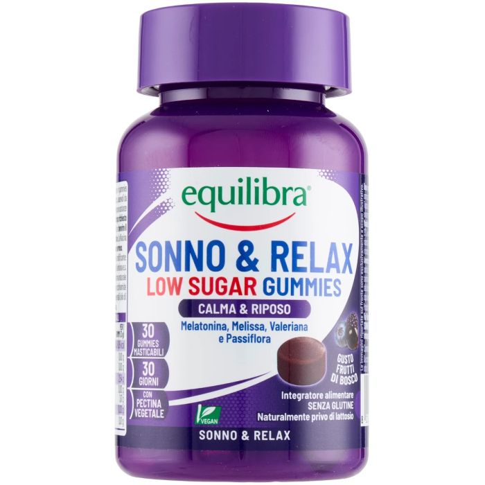 Диетическая добавка Equilibra (Эквилибра) для поддержания сна с мелатонином, жевательные таблетки №30