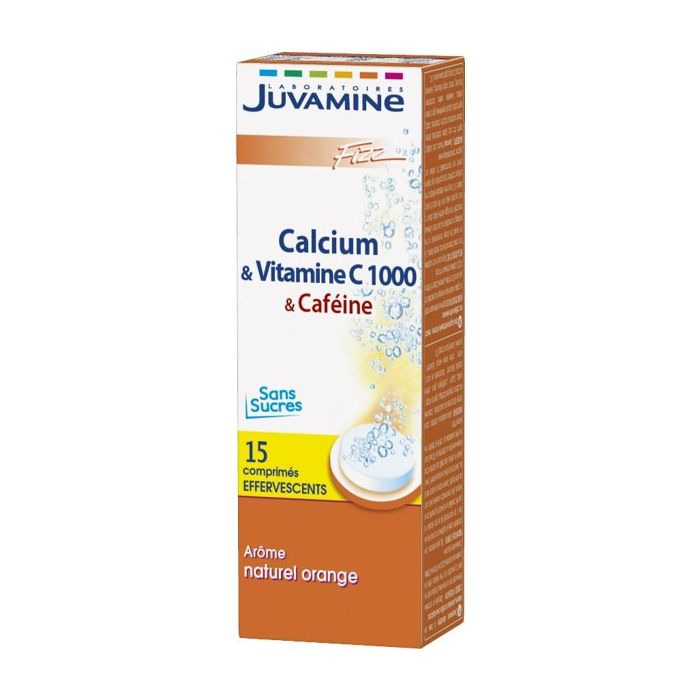 Juvamine (Жувамін) Кальцій + Вітамін C1000 розчинні таблетки №60