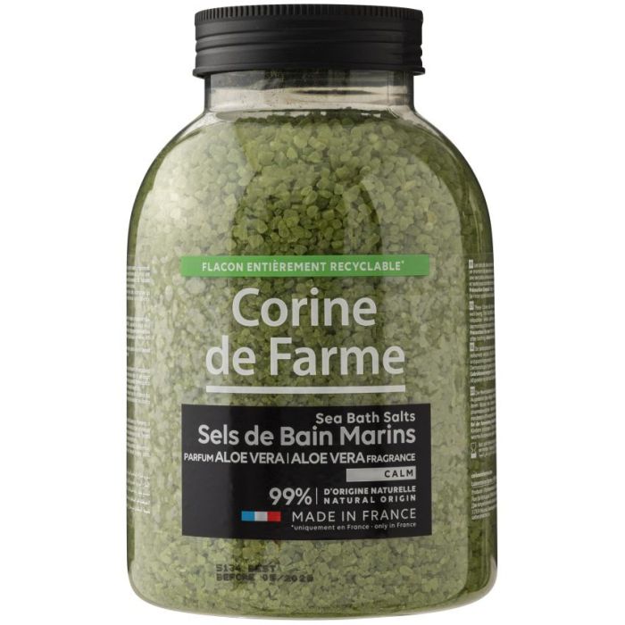 Сіль морська Corine de Farme (Корін де Фарм) для ванн Алое вера 1,4 кг