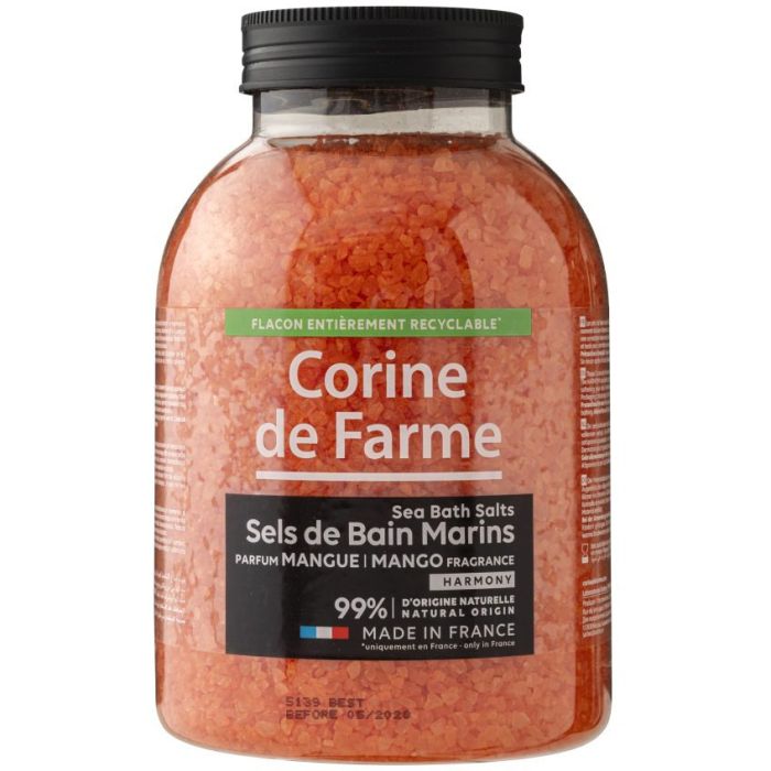 Сіль морська Corine de Farme (Корін де Фарм) для ванн Манго 1,4 кг