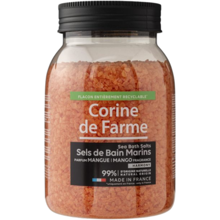 Сіль морська Corine de Farme (Корін де Фарм) для ванн Манго 600 г