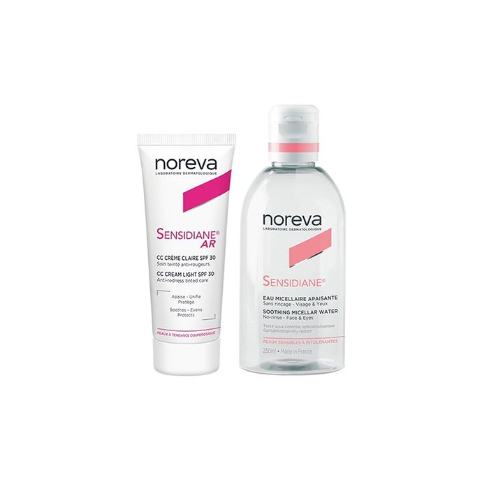 Набір Noreva Sensidian (AR CC крем SPF 30 40 мл + Заспокійлива міцелярна вода 250 мл)