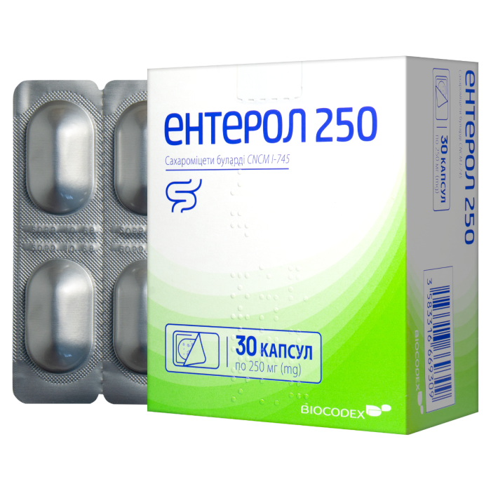 Энтерол 250 капсулы №30