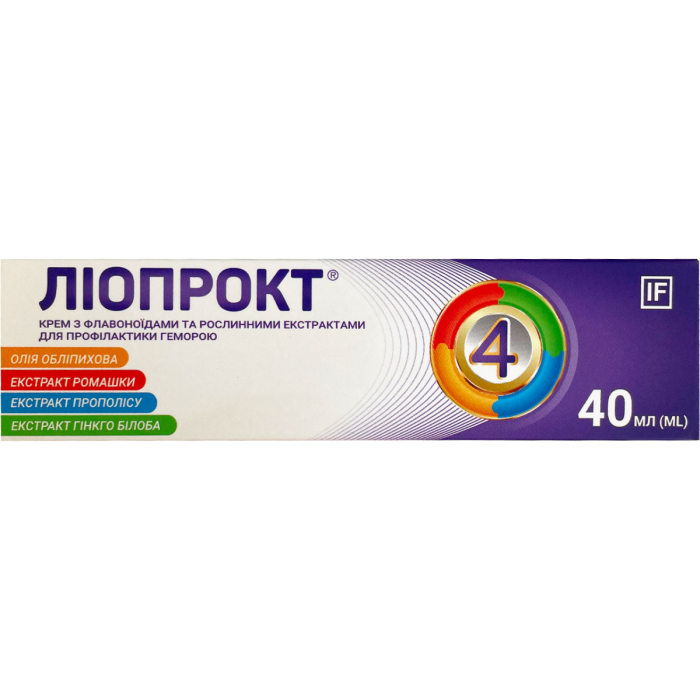 Ліопрокт крем 40 мл