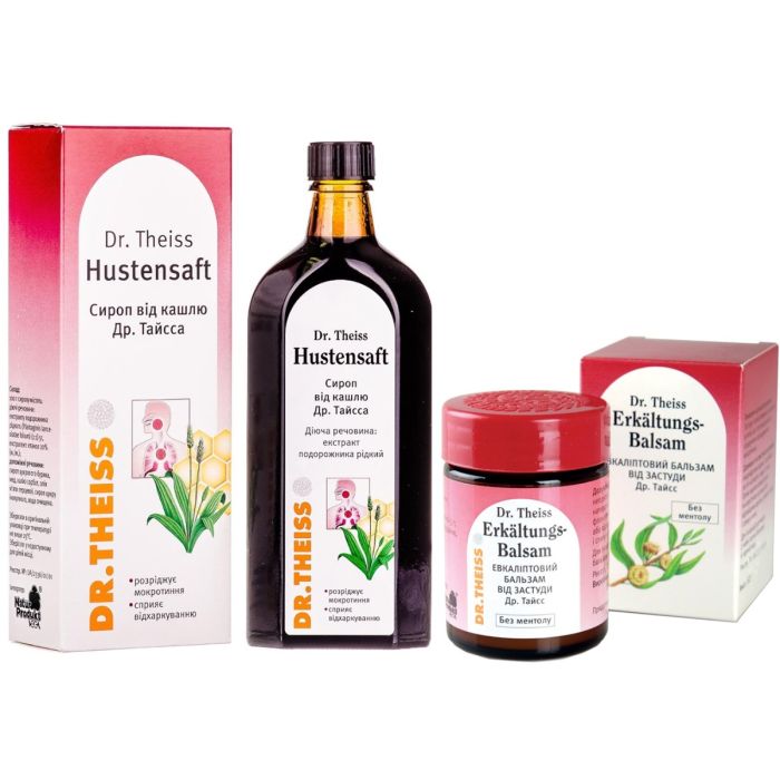 Сироп от кашля Др.Тайсса 250 мл + Эвкалиптовый бальзам 20 г