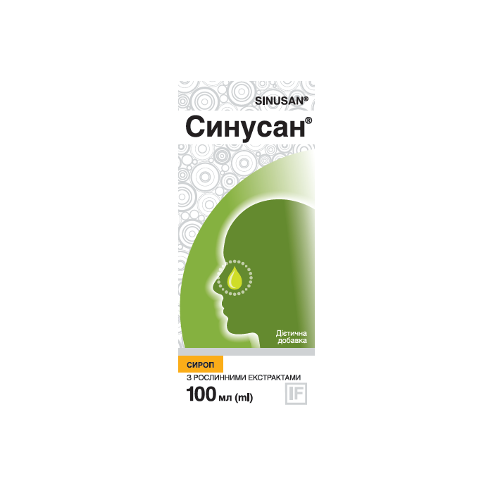 Синусан с растительными экстрактами сироп 100 мл