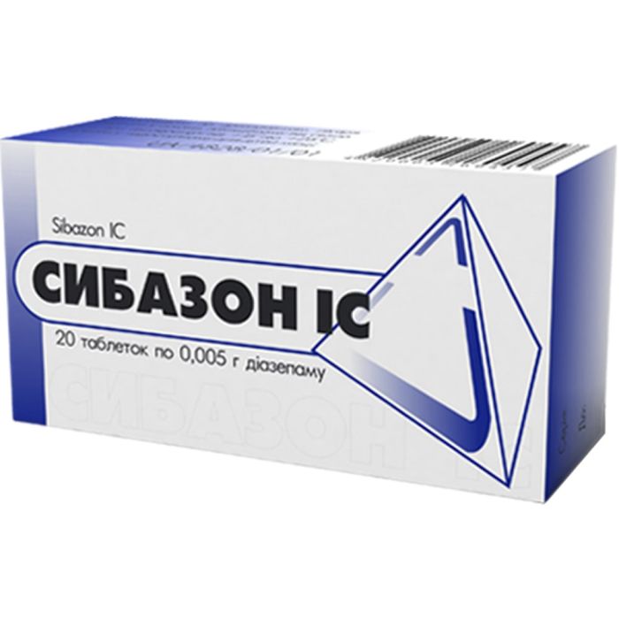 Сибазон IC 0,005 г таблетки №20