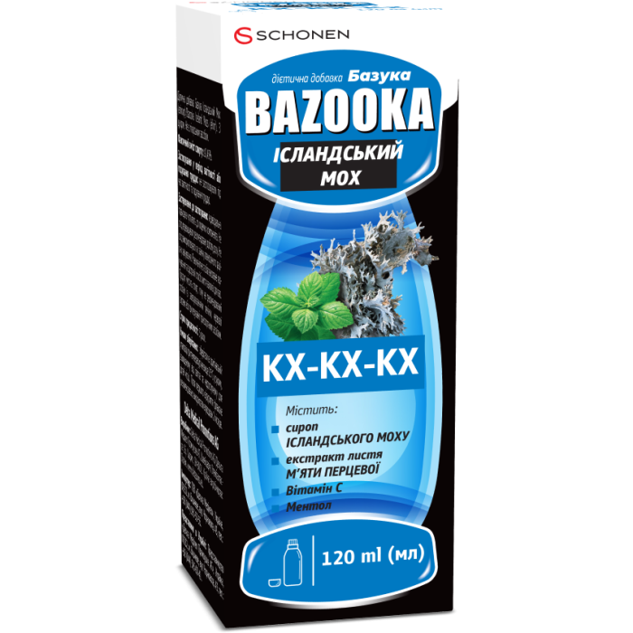 Базука Исландский мох эликсир флакон 120 мл