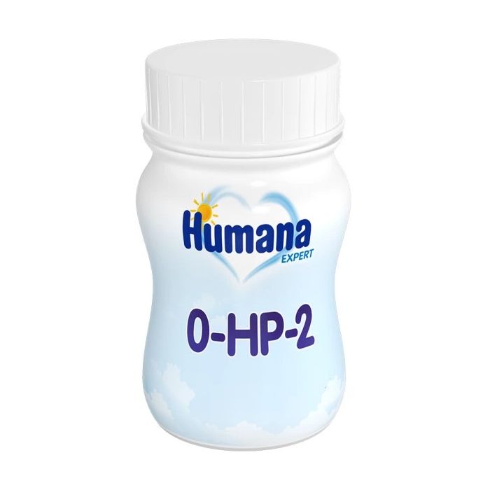 Суміш рідка молочна Humana 0-HP-2 Експерт гіпоалергенна для недоношених дітей і дітей з низькою вагою (від 1800 г) з народження, 90 мл