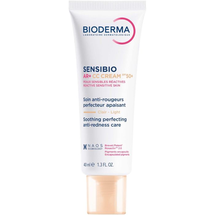 Крем Bioderma (Біодерма) Sensibio AR+ CC SPF 50+ світлий тон 40 мл