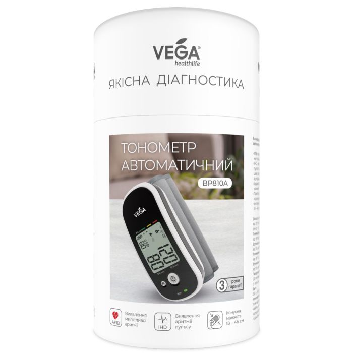 Тонометр Vega (Вега) BP810A автомат