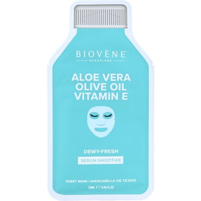Маска Biovene (Біовен) для обличчя тканинна з алое вера та вітаміном Е 25 мл