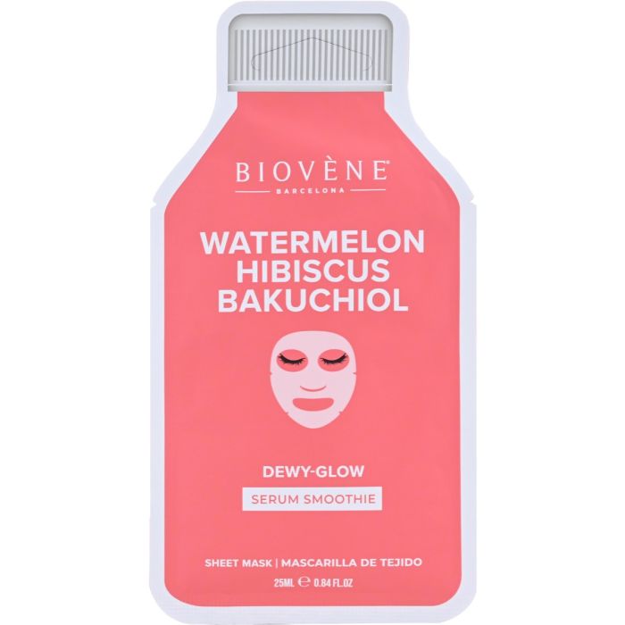Маска Biovene (Біовен) для обличчя тканинна з кавуном та бакучіолом 25 мл