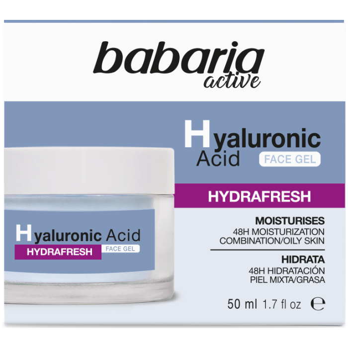 Крем Babaria (Бабарія) гідрогелевий з гіалуроновою кислотою для обличчя 50 мл