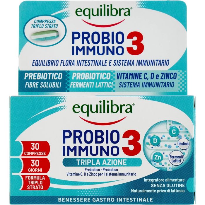 Дієтична добавка Equilibra (Еквілібра) для підтримання імунітету та кишкової мікрофлори, таблетки №30