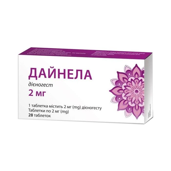 Дайнела 2 мг таблетки №28